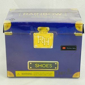 1 Rainbow High Mini Accessories Studio Shoes Purple Surprise Blind Box Sealed